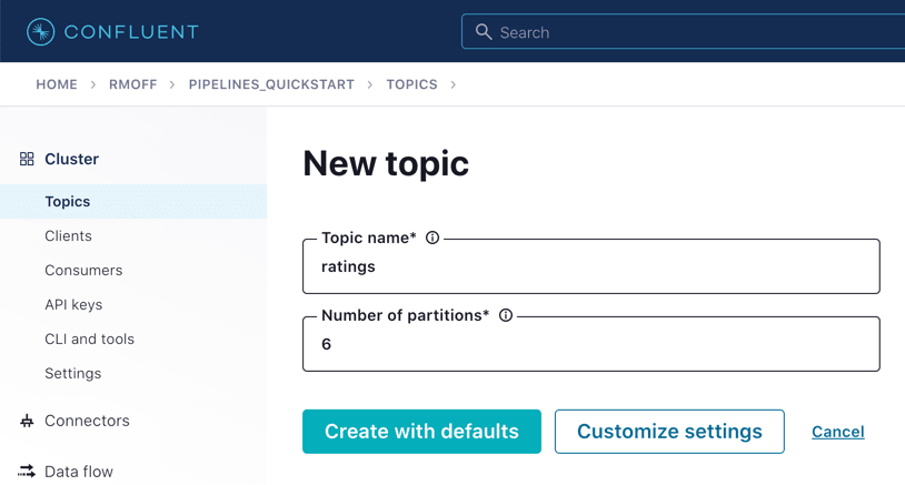 Creating New Topic - Kafka Data Pipeline